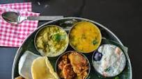 Palak Paneer, Trevti dal, Arbi roast, Parotta. curd rice, pickle – Lunch Menu Palak Paneer, Trevti dal, Arbi roast, Parotta. curd rice, pickle – Lunch Menu