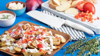 Tzatziki Greek Red Potato Fries Tzatziki Greek Red Potato Fries
