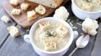Roasted Cauliflower & Cheddar Soup Roasted Cauliflower & Cheddar Soup