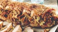 Stuffed Pork Roast with Herb Seasoned Artichoke & Mushroom Stuffing Stuffed Pork Roast with Herb Seasoned Artichoke & Mushroom Stuffing