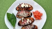 Steak Bruschetta With Cheese Steak Bruschetta With Cheese