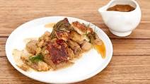 Crispy Pork Belly with Apple and Fennel Sauce Crispy Pork Belly with Apple and Fennel Sauce