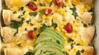 Green Chili & Corn Chicken Enchiladas Green Chili & Corn Chicken Enchiladas
