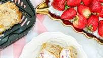 Air Fryer Strawberry Cheesecake Chimichangas Air Fryer Strawberry Cheesecake Chimichangas