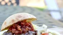Grilled Goat Cheese Burgers with Sun Dried Tomatoes Grilled Goat Cheese Burgers with Sun Dried Tomatoes