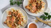 Chicken Paprikash with Buttered Egg Noodles Chicken Paprikash with Buttered Egg Noodles