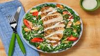 All Kale Chicken Caesar with Tomato, Croutons & Parmesan All Kale Chicken Caesar with Tomato, Croutons & Parmesan