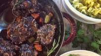 Cocoa and Wine Braised Oxtails Cocoa and Wine Braised Oxtails