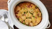 Slow-Cooker Ham and Cheese Biscuit Casserole Slow-Cooker Ham and Cheese Biscuit Casserole