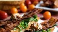 BLT Crostini with Boursin Cheese BLT Crostini with Boursin Cheese