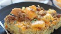 Slow Cooker Breakfast Strata w/ Sausage Slow Cooker Breakfast Strata w/ Sausage