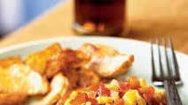 Smoked Paprika Pork Chops with Bell Pepper and Corn Relish Smoked Paprika Pork Chops with Bell Pepper and Corn Relish