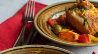 Spanish Style Chicken Stew with Green Olives Spanish Style Chicken Stew with Green Olives