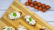Pork Tenderloin Crostini with Lime Crema Pork Tenderloin Crostini with Lime Crema