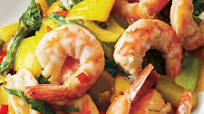 Stir Fried Bok Choy with Shrimp and Oyster Sauce Stir Fried Bok Choy with Shrimp and Oyster Sauce