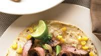 Steak Tostadas with Cilantro Sour Cream Steak Tostadas with Cilantro Sour Cream