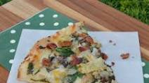 Bacon Spinach Artichoke Pizza Bacon Spinach Artichoke Pizza