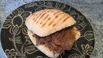 Pulled beef cheek sandwich Pulled beef cheek sandwich