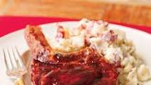 Pork Chops with Ancho Chile Rub and Raspberry Glaze Pork Chops with Ancho Chile Rub and Raspberry Glaze