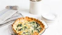 Quiche Lorraine with Spinach and Gruyere Quiche Lorraine with Spinach and Gruyere