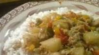 Chicken Stew with Pepper and Pineapple Chicken Stew with Pepper and Pineapple