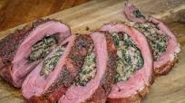 Spinach, Mushroom, and Italian Sausage Stuffed Elk Heart Spinach, Mushroom, and Italian Sausage Stuffed Elk Heart
