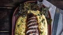 Peppercorn and Garlic Pork Tenderloin with Ricotta Herb Polenta Peppercorn and Garlic Pork Tenderloin with Ricotta Herb Polenta