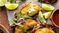 Weeknight Cheesy Baked Chipotle Chicken Tacos with Cilantro Lime Ranch. Weeknight Cheesy Baked Chipotle Chicken Tacos with Cilantro Lime Ranch.