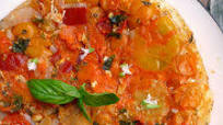 Tomato Basil Upside Down Foccacia Tomato Basil Upside Down Foccacia