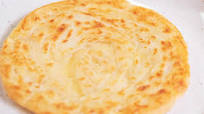 Laccha paratha with carrot raita Laccha paratha with carrot raita