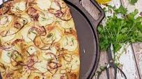 Thermomix recipe: Potato & Red Onion Focaccia Thermomix recipe: Potato & Red Onion Focaccia