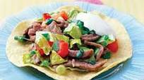 Tostadas con salpicón Tostadas con salpicón