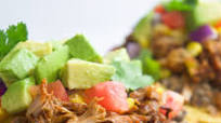 BBQ Jackfruit Tostadas BBQ Jackfruit Tostadas