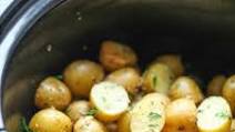 Slow Cooker Garlic Parmesan Potatoes Slow Cooker Garlic Parmesan Potatoes