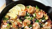 Mediterranean Shrimp Skillet Mediterranean Shrimp Skillet