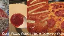 Pizza Sauce from Tomato Sauce Pizza Sauce from Tomato Sauce