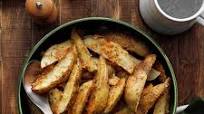 Baked Garlic Parmesan Potato Wedges Baked Garlic Parmesan Potato Wedges