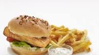 Salmon Sandwiches with Fries Salmon Sandwiches with Fries