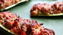 Pork-Stuffed Zucchini Boats Pork-Stuffed Zucchini Boats