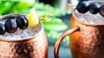 Concord Grape Moscow Mule - A Vodka Cocktail Concord Grape Moscow Mule - A Vodka Cocktail