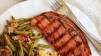 Ham Steak with Brown Sugar Glaze Ham Steak with Brown Sugar Glaze