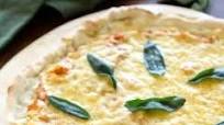Pumpkin Pizza with Crispy Sage Pumpkin Pizza with Crispy Sage
