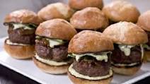 Kobe Beef Sliders With Tarragon Aioli and Caramelized Onions Kobe Beef Sliders With Tarragon Aioli and Caramelized Onions