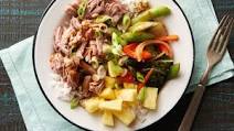 Slow-Cooker Hawaiian Pork Rice Bowls Slow-Cooker Hawaiian Pork Rice Bowls