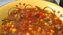 Hamburger Vegetable Soup - Crock Pot Hamburger Vegetable Soup - Crock Pot