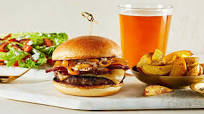 Baconlicious Burgers with Crispy Potatoes and a Creamy Herb Wedge Salad Baconlicious Burgers with Crispy Potatoes and a Creamy Herb Wedge Salad