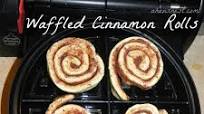 How to make Cinnamon Rolls in a Waffle Iron How to make Cinnamon Rolls in a Waffle Iron