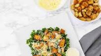 Vegan Kale Caesar Salad with Baked Tofu Vegan Kale Caesar Salad with Baked Tofu