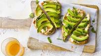 Toast with Hummus and Avocado Toast with Hummus and Avocado