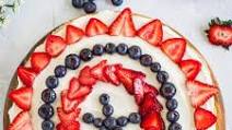 Fourth of July Fruit Pizza Fourth of July Fruit Pizza